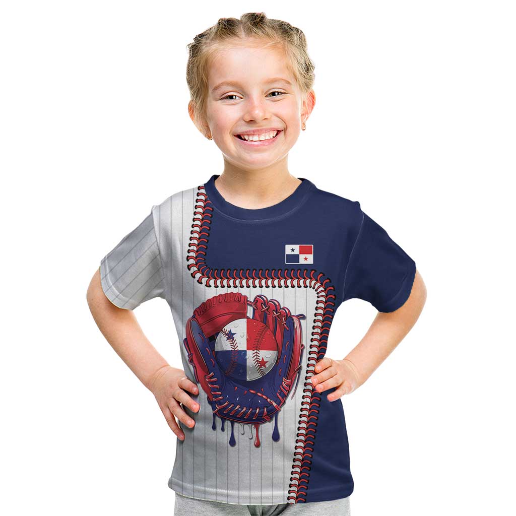 Custom Dripping Baseball Panama Kid T Shirt