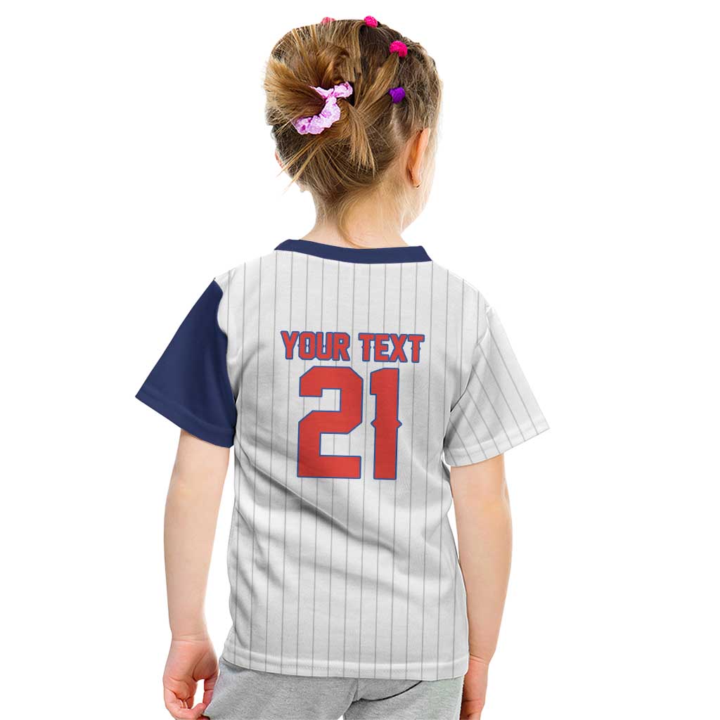 Custom Dripping Baseball Panama Kid T Shirt