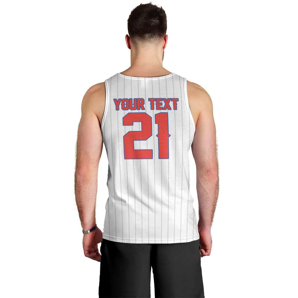 Custom Dripping Baseball Panama Men Tank Top