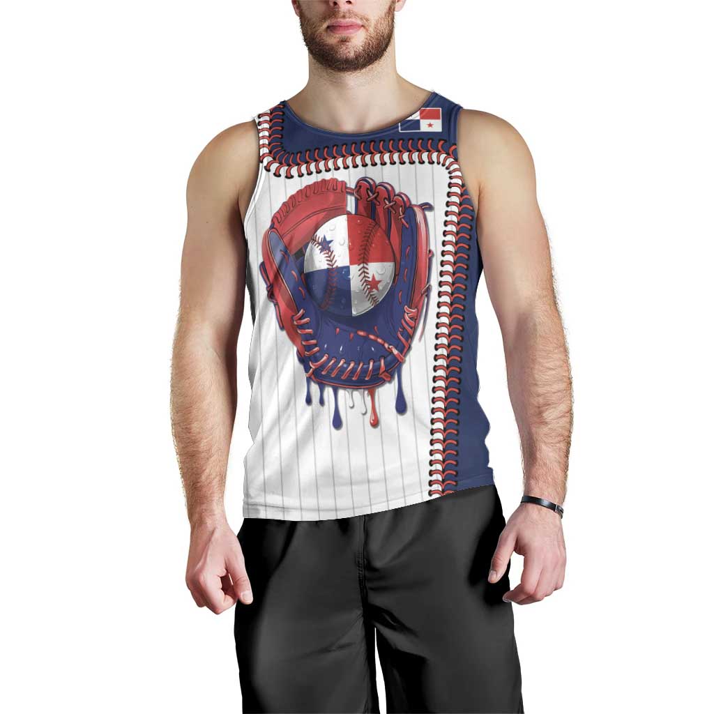 Custom Dripping Baseball Panama Men Tank Top