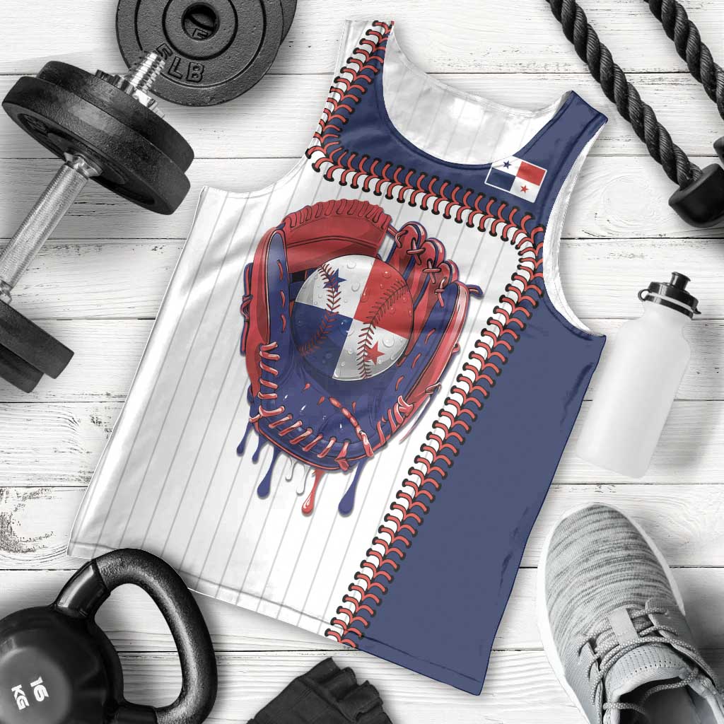 Custom Dripping Baseball Panama Men Tank Top