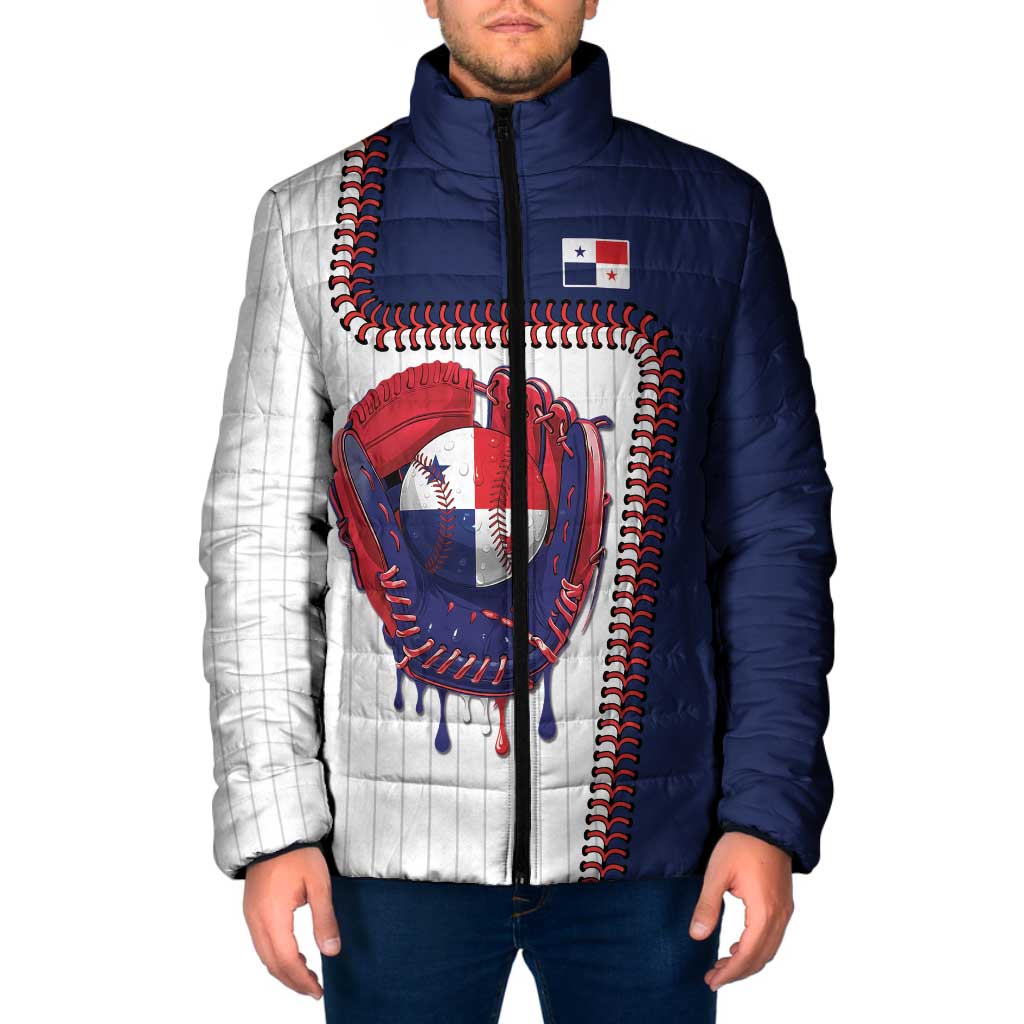 Custom Dripping Baseball Panama Padded Jacket