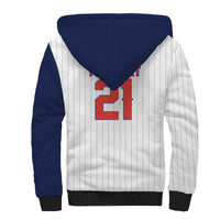 Custom Dripping Baseball Panama Sherpa Hoodie