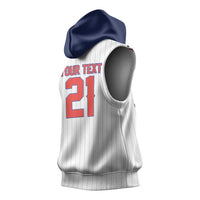 Custom Dripping Baseball Panama Sleeveless Hoodie