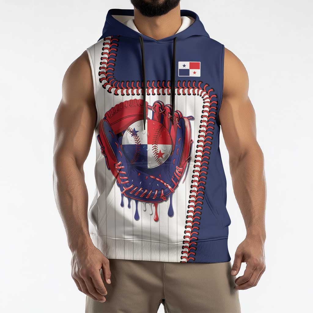 Custom Dripping Baseball Panama Sleeveless Hoodie