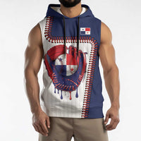 Custom Dripping Baseball Panama Sleeveless Hoodie
