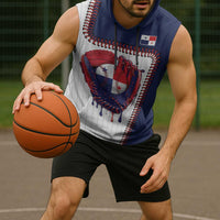 Custom Dripping Baseball Panama Sleeveless Hoodie