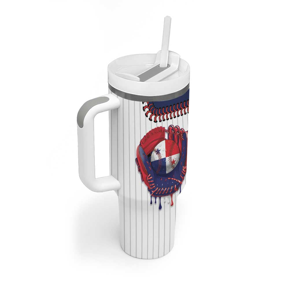 Custom Dripping Baseball Panama Tumbler With Handle