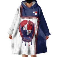 Custom Dripping Baseball Panama Wearable Blanket Hoodie