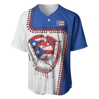 Custom Dripping Baseball Puerto Rico Baseball Jersey