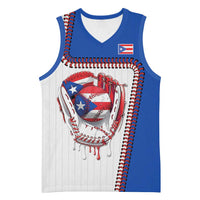 Custom Dripping Baseball Puerto Rico Basketball Jersey