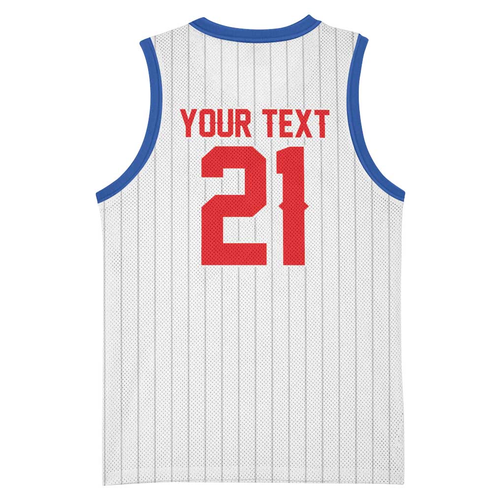Custom Dripping Baseball Puerto Rico Basketball Jersey