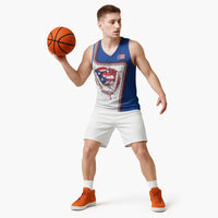 Custom Dripping Baseball Puerto Rico Basketball Jersey