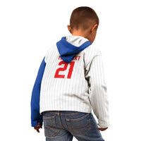 Custom Dripping Baseball Puerto Rico Kid Hoodie