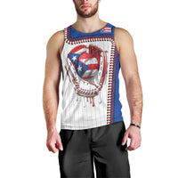 Custom Dripping Baseball Puerto Rico Men Tank Top
