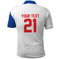 Custom Dripping Baseball Puerto Rico Polo Shirt