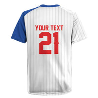 Custom Dripping Baseball Puerto Rico Rugby Jersey