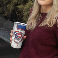 Custom Dripping Baseball Puerto Rico Tumbler Cup