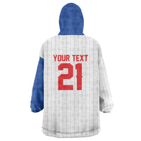 Custom Dripping Baseball Puerto Rico Wearable Blanket Hoodie