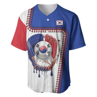 Custom Dripping Baseball South Korea Baseball Jersey