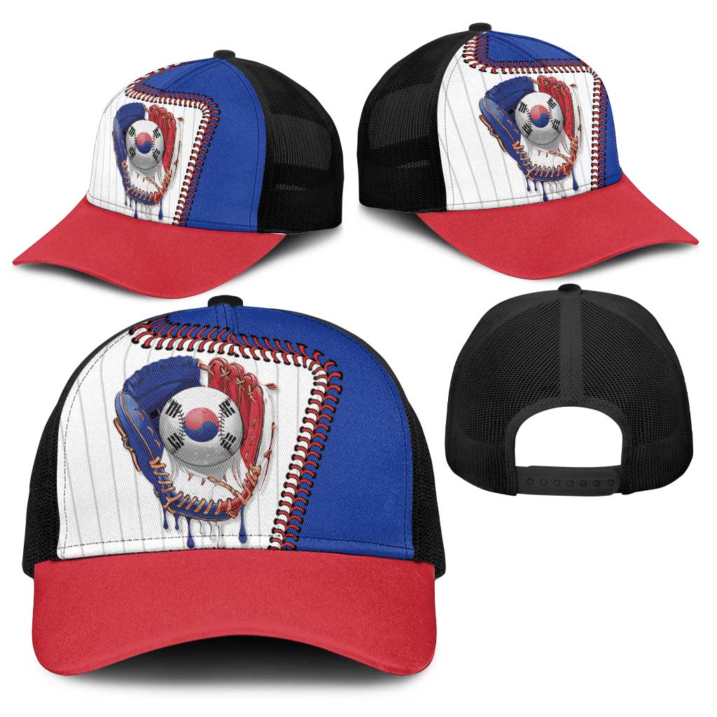 Dripping Baseball South Korea Baseball Net Cap