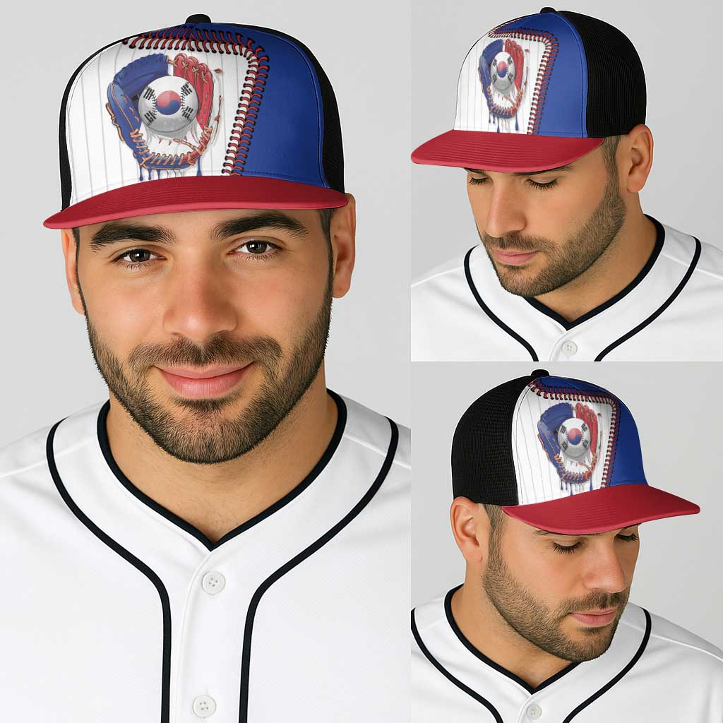 Dripping Baseball South Korea Baseball Net Cap