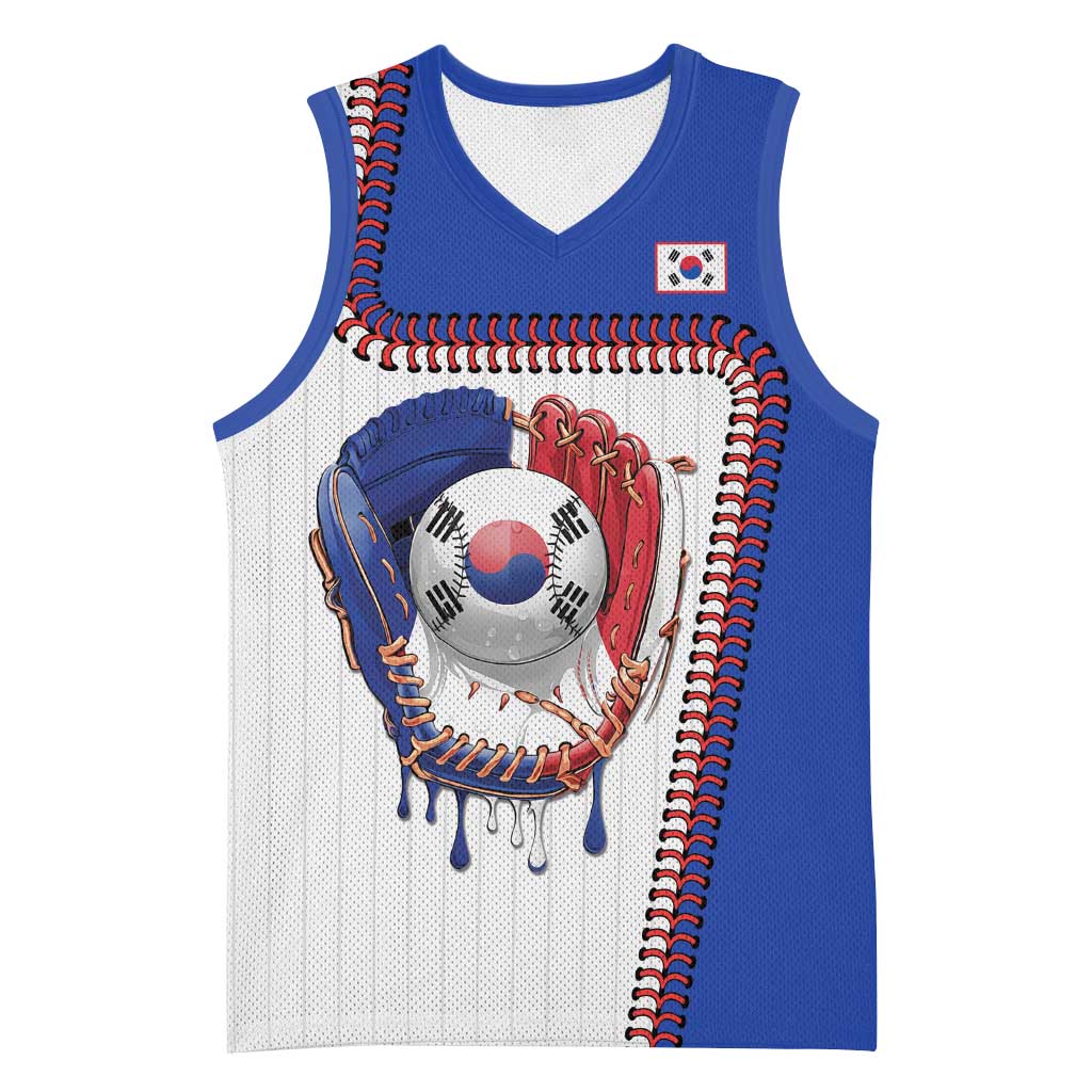 Custom Dripping Baseball South Korea Basketball Jersey