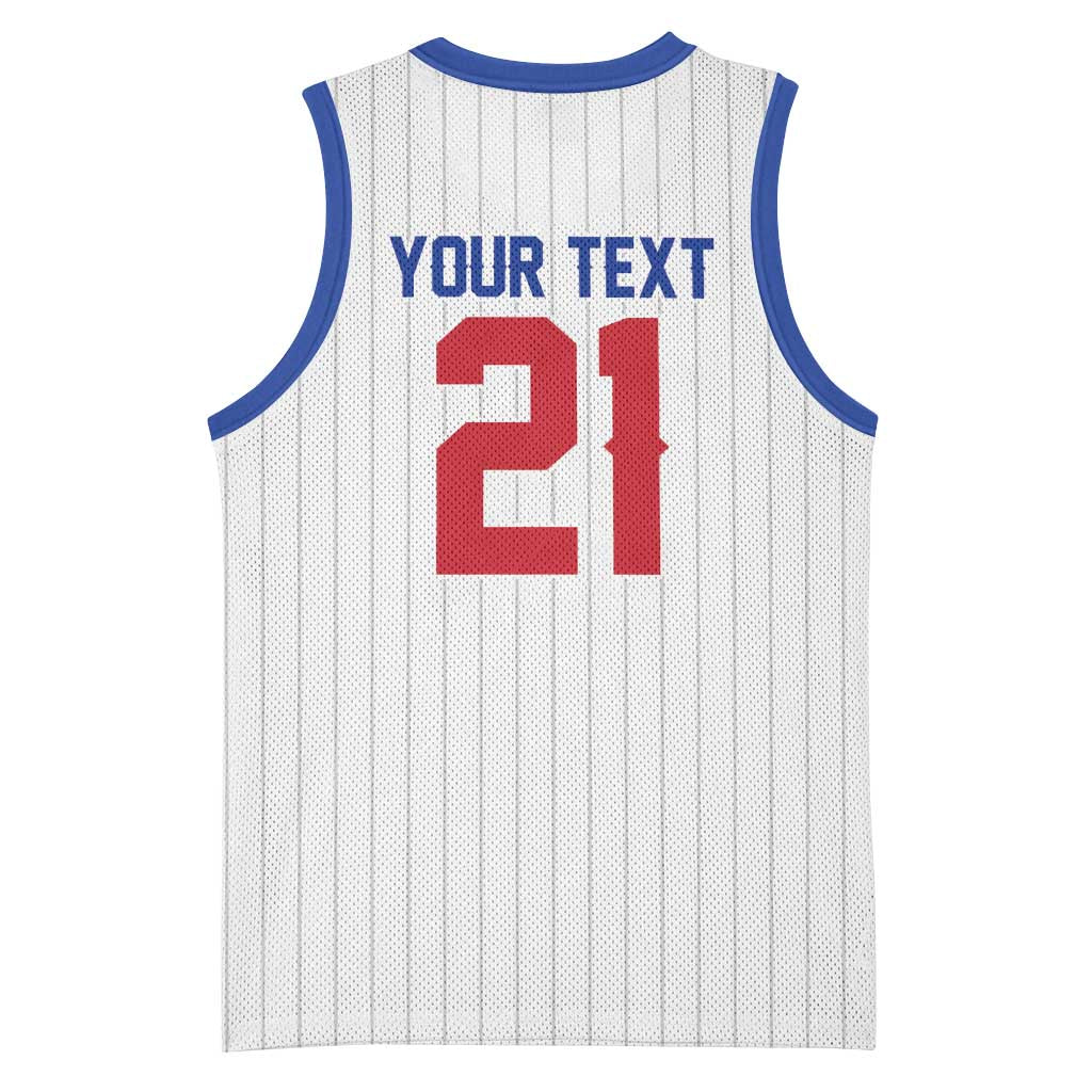 Custom Dripping Baseball South Korea Basketball Jersey