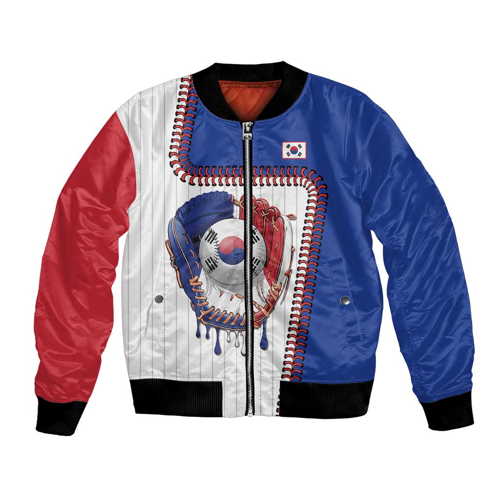 Custom Dripping Baseball South Korea Bomber Jacket