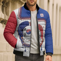 Custom Dripping Baseball South Korea Bomber Puffer Jacket