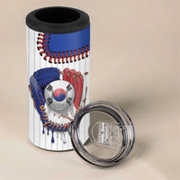 Custom Dripping Baseball South Korea 4 in 1 Can Cooler Tumbler