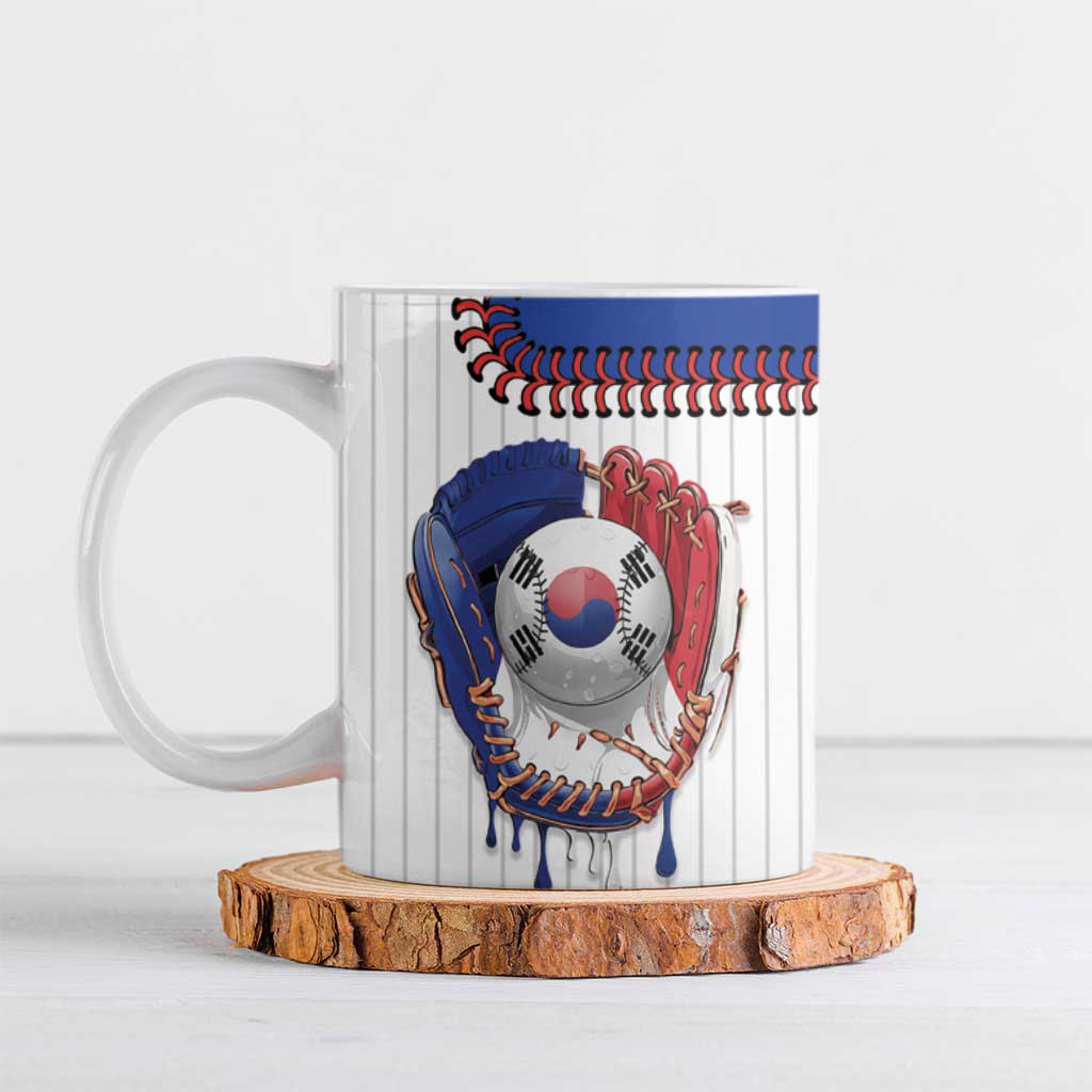 Custom Dripping Baseball South Korea Ceramic Mug