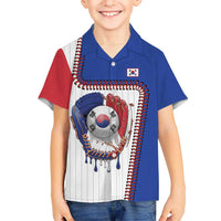 Custom Dripping Baseball South Korea Hawaiian Shirt