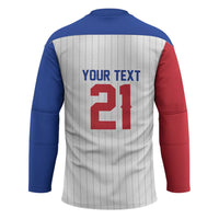 Custom Dripping Baseball South Korea Hockey Jersey