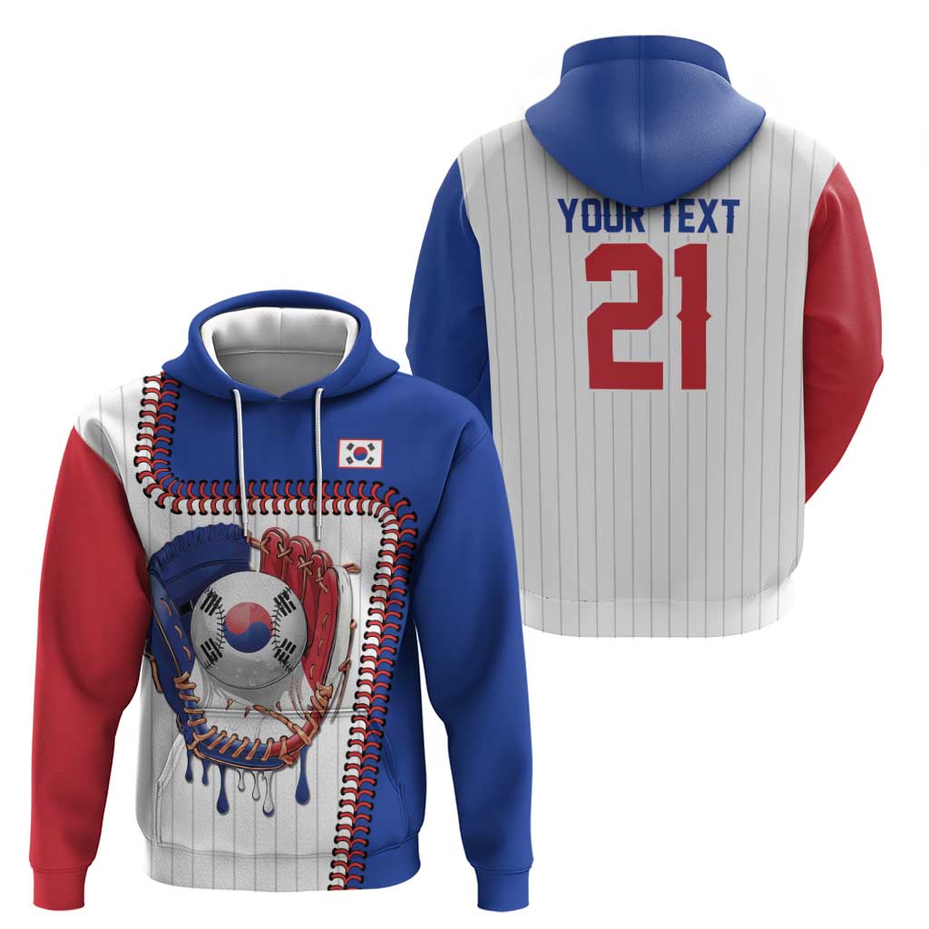 Custom Dripping Baseball South Korea Hoodie