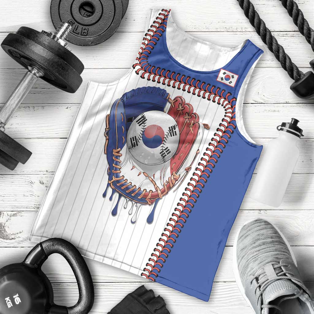 Custom Dripping Baseball South Korea Men Tank Top