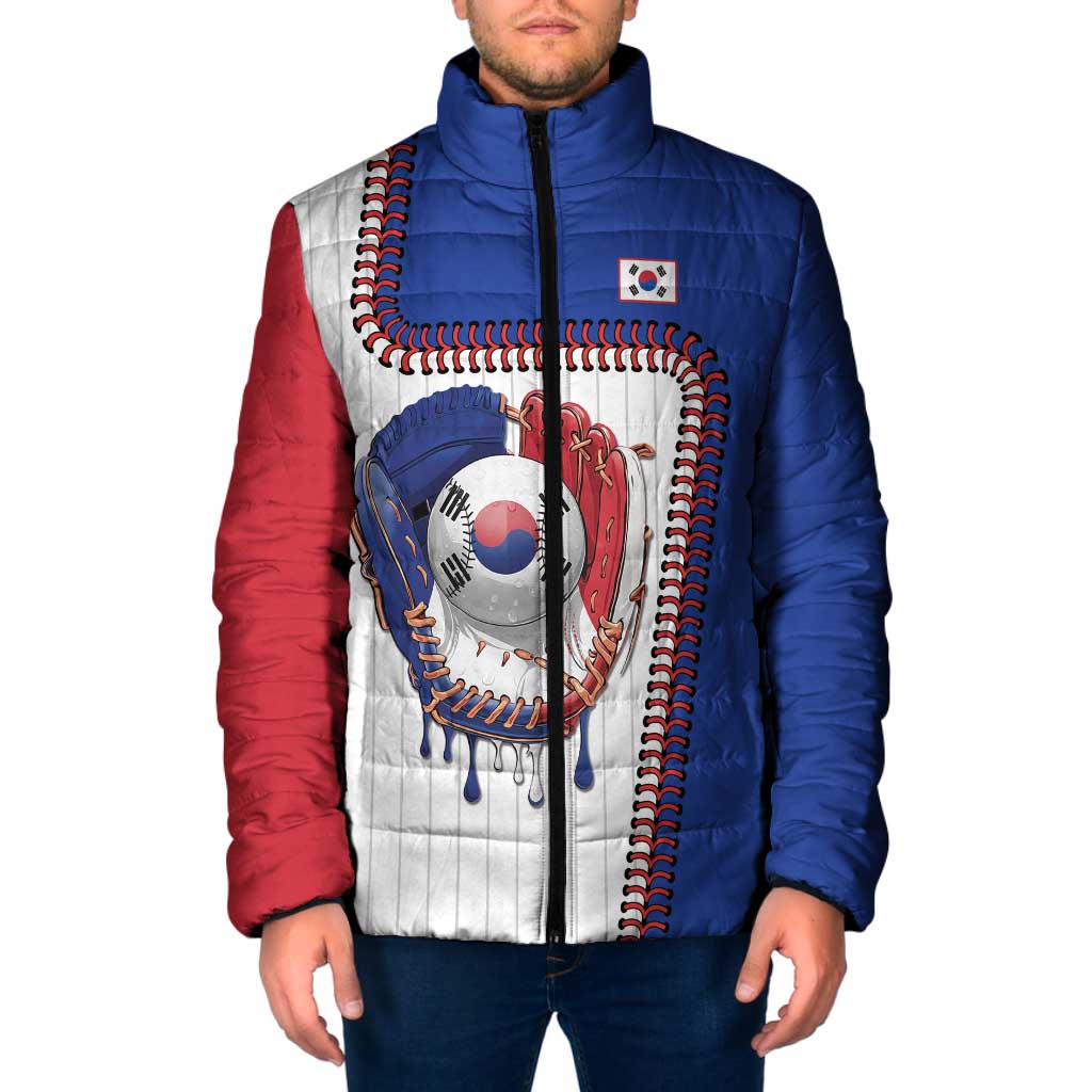 Custom Dripping Baseball South Korea Padded Jacket