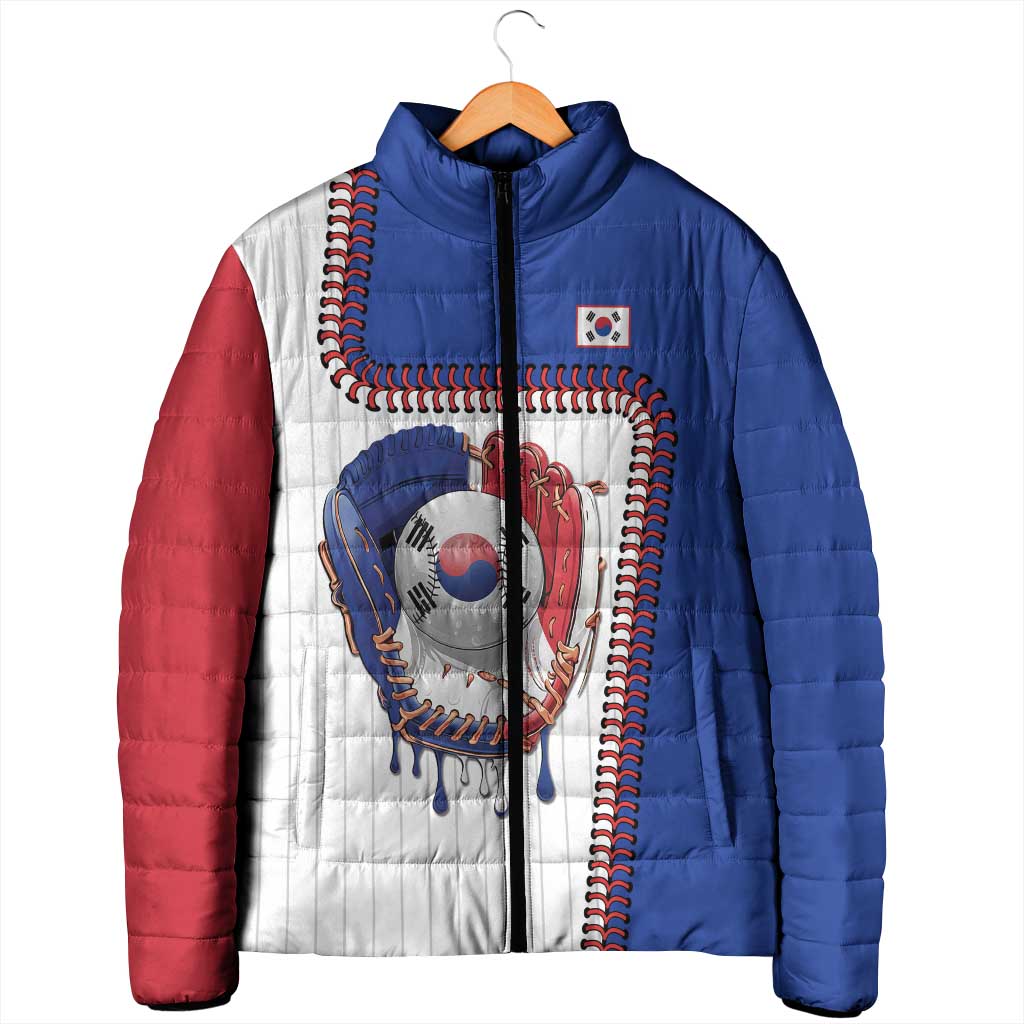 Custom Dripping Baseball South Korea Padded Jacket