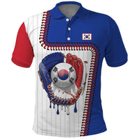 Custom Dripping Baseball South Korea Polo Shirt
