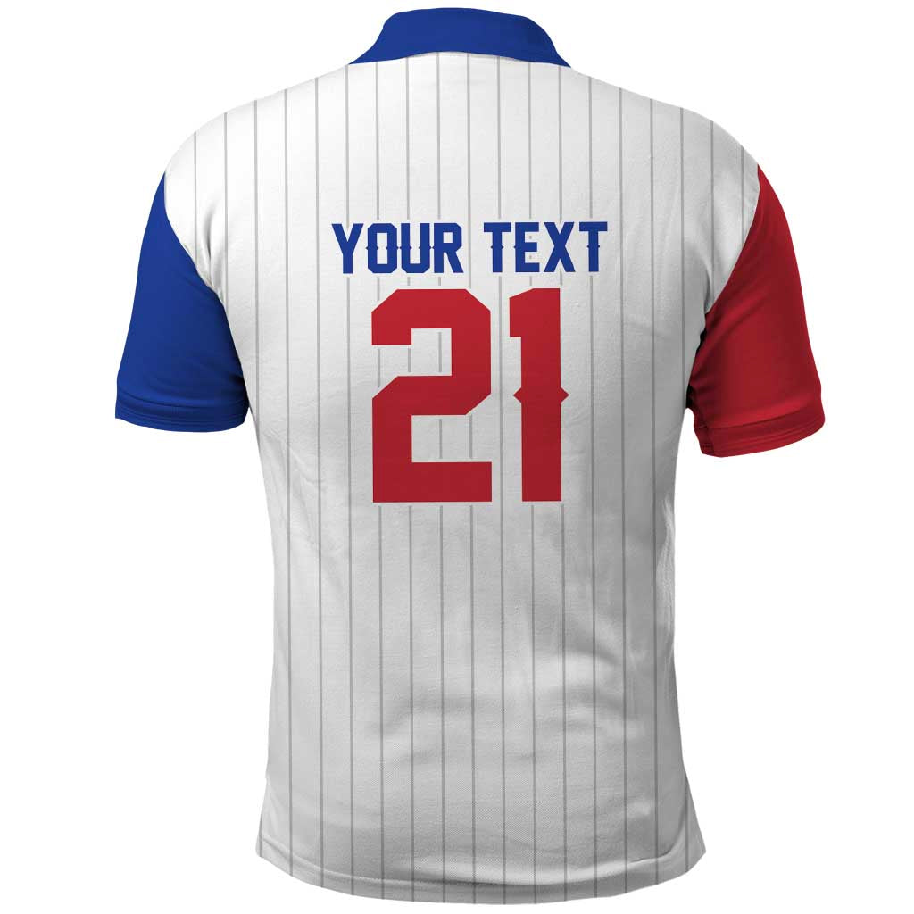 Custom Dripping Baseball South Korea Polo Shirt