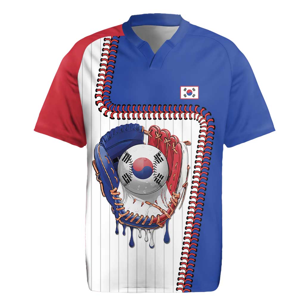 Custom Dripping Baseball South Korea Rugby Jersey