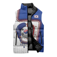 Custom Dripping Baseball South Korea Sleeveless Puffer Jacket
