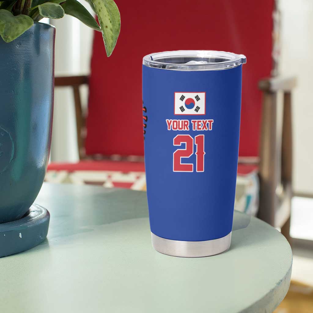 Custom Dripping Baseball South Korea Tumbler Cup