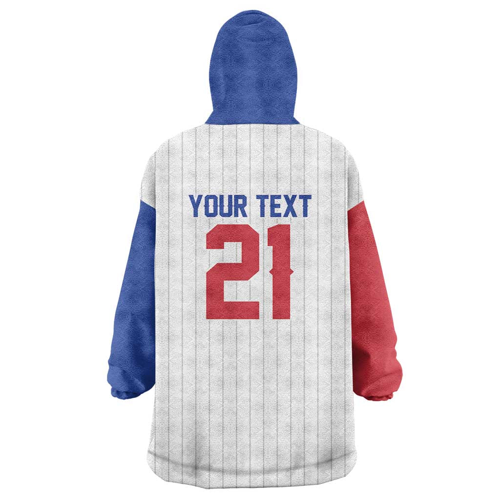 Custom Dripping Baseball South Korea Wearable Blanket Hoodie