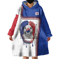 Custom Dripping Baseball South Korea Wearable Blanket Hoodie