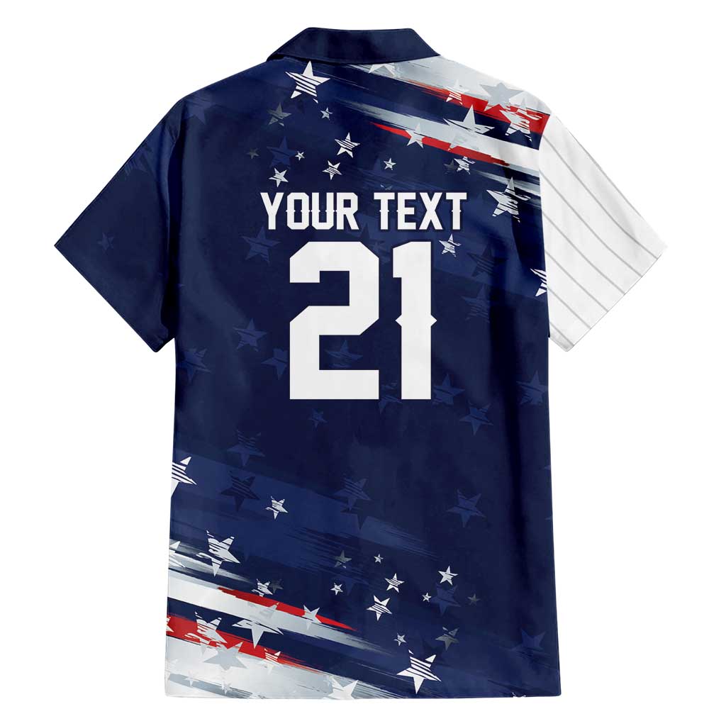 Custom Dripping Baseball United States Hawaiian Shirt