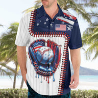 Custom Dripping Baseball United States Hawaiian Shirt