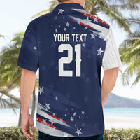 Custom Dripping Baseball United States Hawaiian Shirt