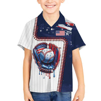 Custom Dripping Baseball United States Hawaiian Shirt
