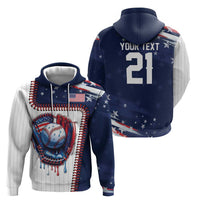 Custom Dripping Baseball United States Hoodie